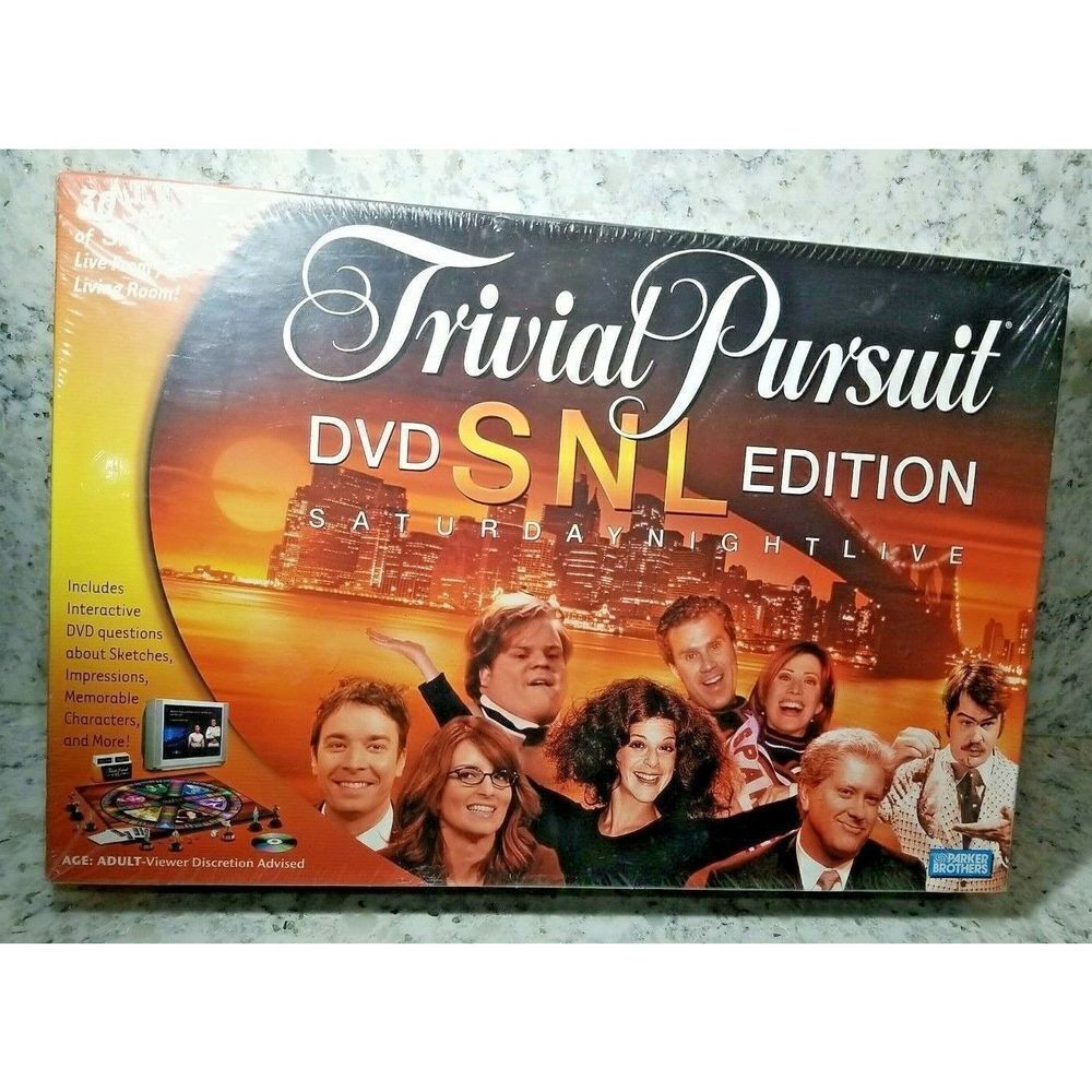 Trivial Pursuit Game SNL Interactive Edition‎ 2004 100% Complete DVD Sealed